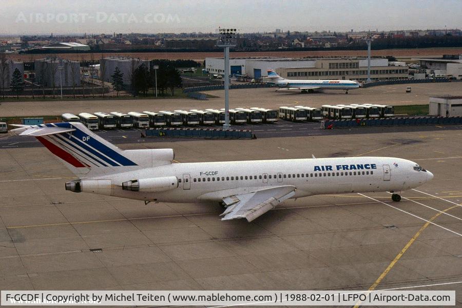 F-GCDF, 1980 Boeing 727-228 C/N 22287, Air France at Orly-Sud