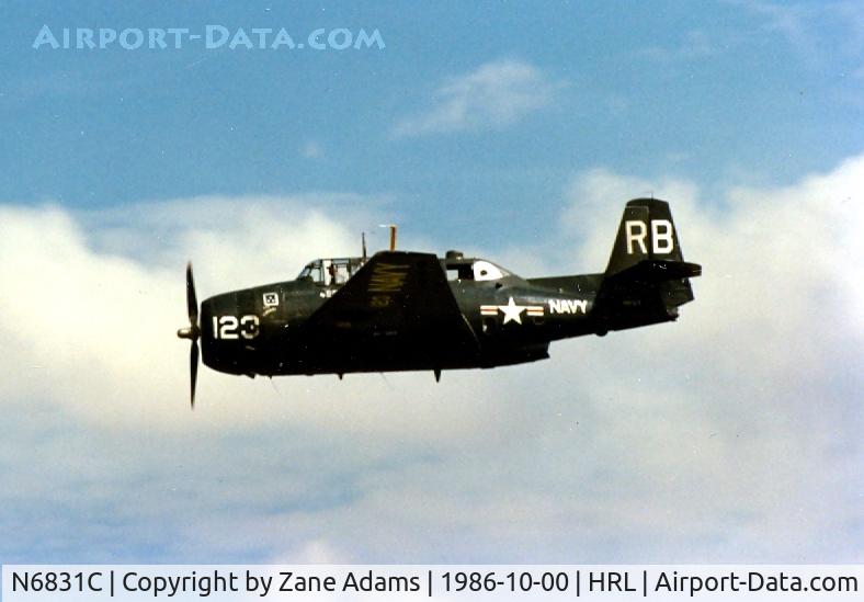 N6831C, 1942 General Motors TBM-3E Avenger C/N 2942, At CAF Airsho 1986