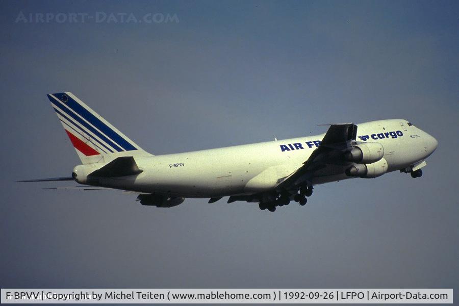 F-BPVV, 1978 Boeing 747-228F C/N 21576, Air France Cargo taking-off from Orly