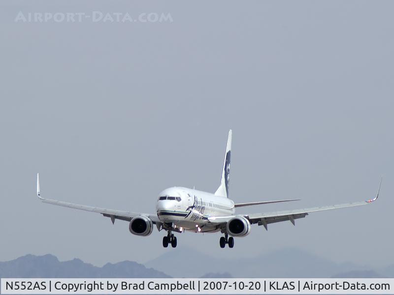 N552AS, 2006 Boeing 737-890 C/N 34595, Alaska Airlines / 2006 Boeing 737-890
