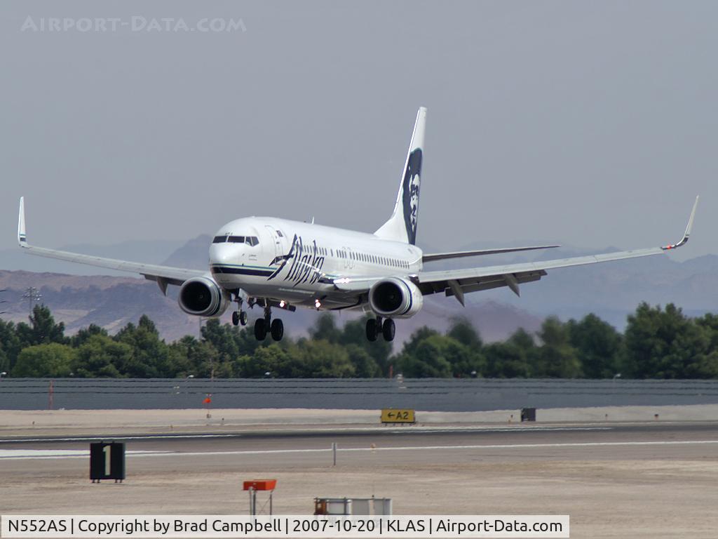 N552AS, 2006 Boeing 737-890 C/N 34595, Alaska Airlines / 2006 Boeing 737-890