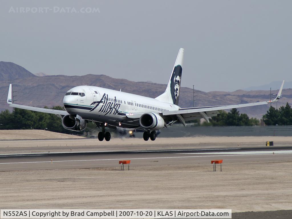 N552AS, 2006 Boeing 737-890 C/N 34595, Alaska Airlines / 2006 Boeing 737-890