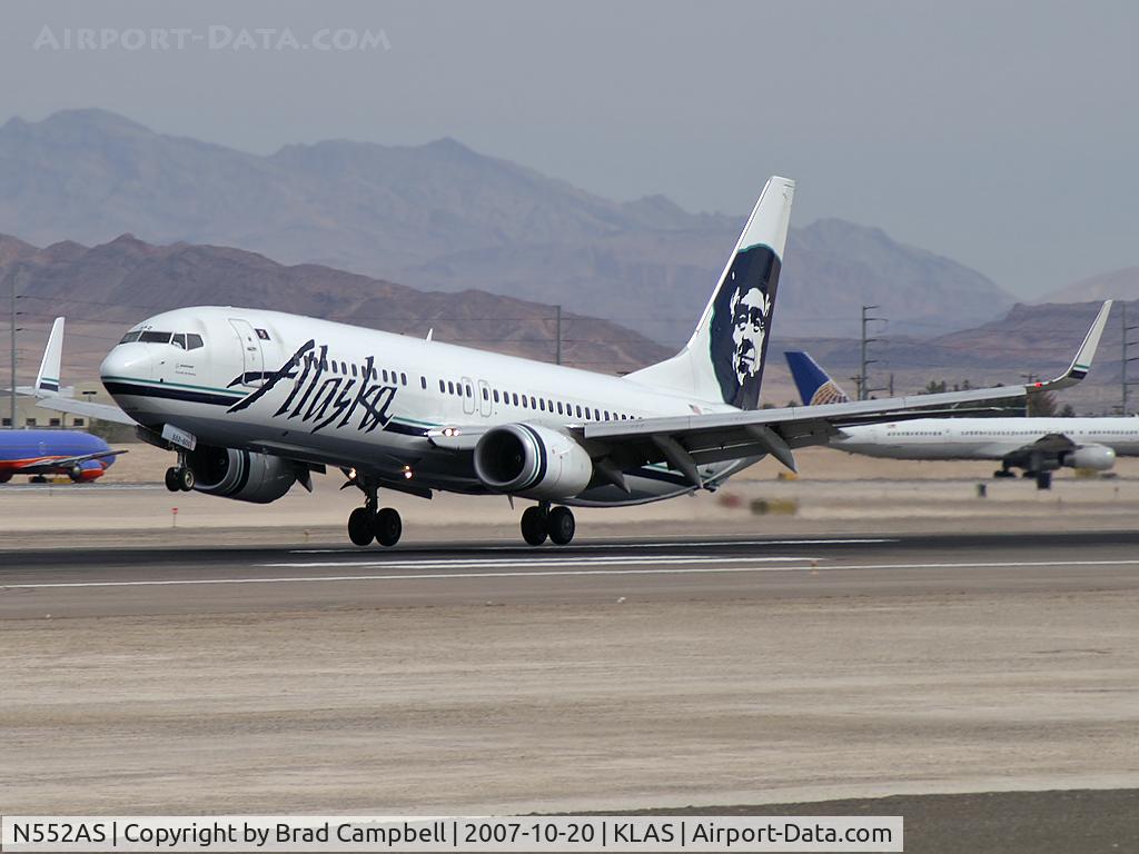 N552AS, 2006 Boeing 737-890 C/N 34595, Alaska Airlines / 2006 Boeing 737-890