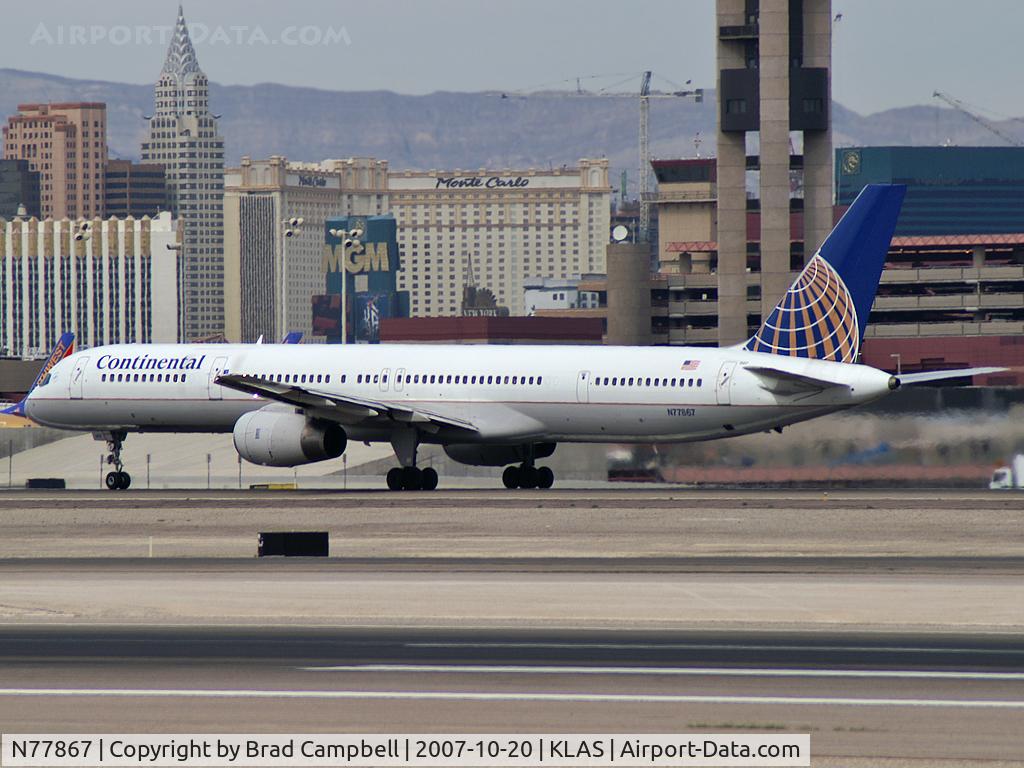 N77867, 2002 Boeing 757-33N C/N 32592, Continental Airlines / 2002 Boeing 757-33N