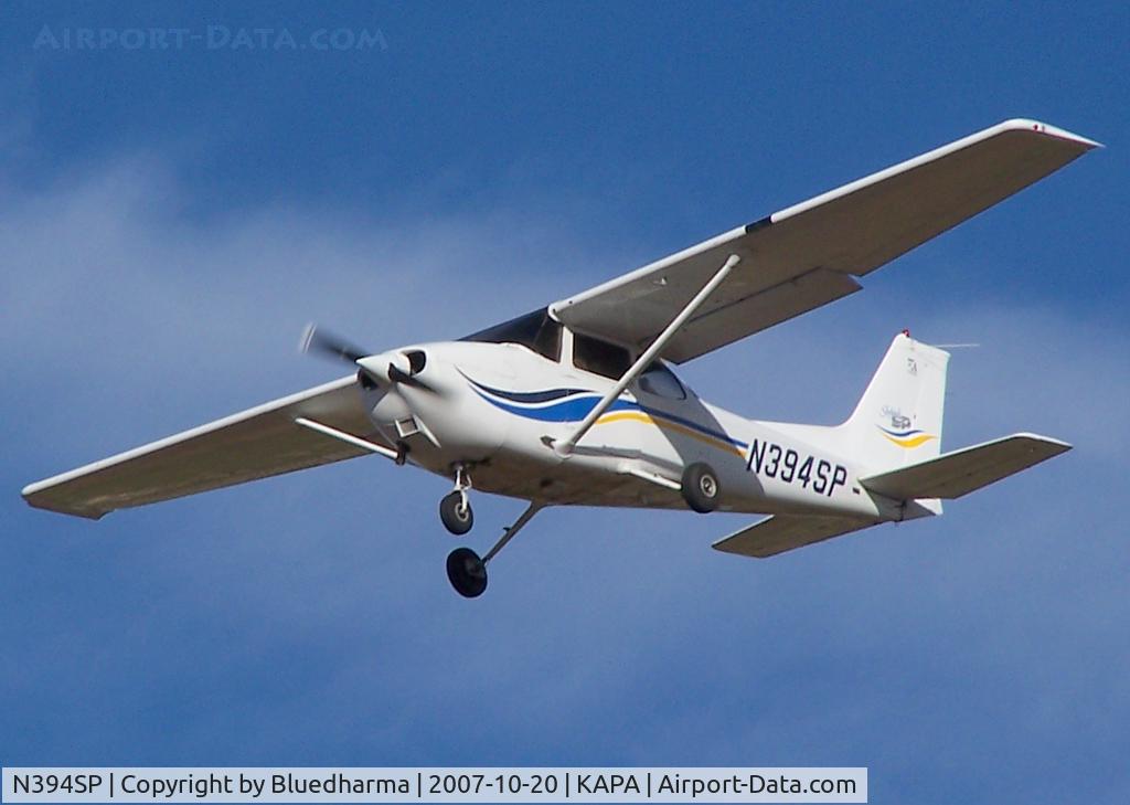 N394SP, 1999 Cessna 172S C/N 172S8291, Approach to 17L