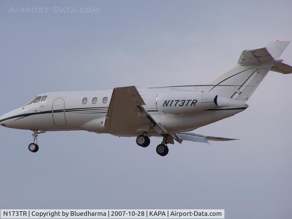 N173TR, 1985 British Aerospace BAe.125 Series 800A C/N 258039, Approach to 17L