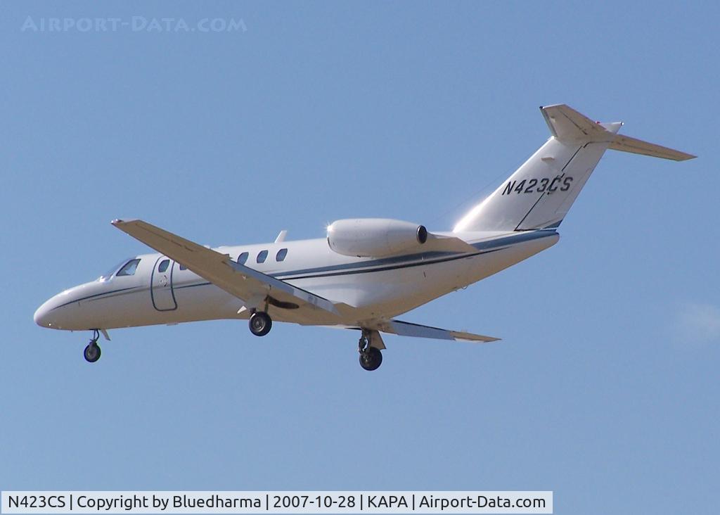 N423CS, 2006 Cessna 525B C/N 525B0121, Approach to 17L