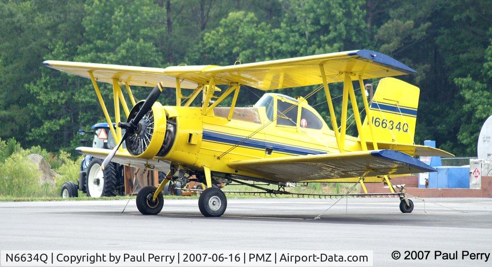 N6634Q, 1976 Grumman-Schweizer G-164B C/N 162B, A brilliantly colored workhorse