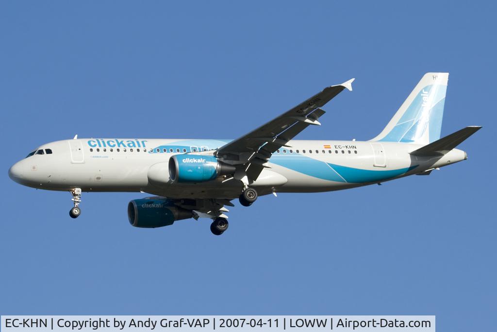 EC-KHN, 2007 Airbus A320-216 C/N 3203, Clickair A320