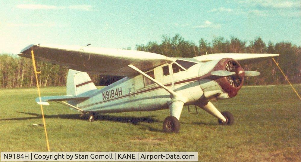 N9184H, Stinson V77 Reliant C/N 77-133, Sitting in the grass