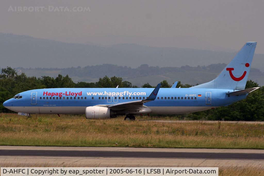 D-AHFC, 1998 Boeing 737-8K5 C/N 27977, taxi on bravo