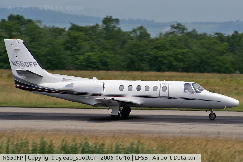 N550FP, 2002 Cessna 550 C/N 550-1024, departing on rwy 16