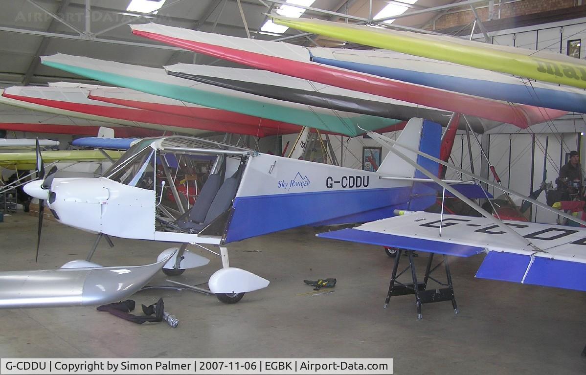 G-CDDU, 2004 Best Off Skyranger 912(2) C/N BMAA/HB/422, SkyRanger being assembled at Sywell
