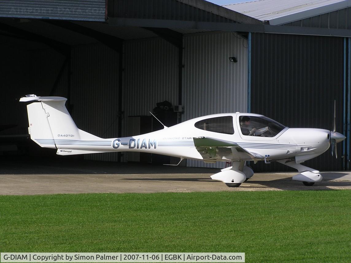 G-DIAM, 2006 Diamond DA-40D Diamond Star C/N D4.204, DA40D based at Sywell
