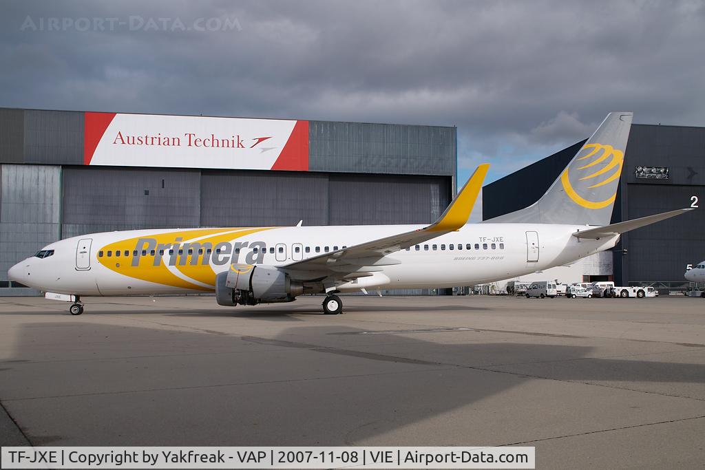 TF-JXE, 2007 Boeing 737-8Q8 C/N 30722, Jet X Boeing 737-800 in Primera colors