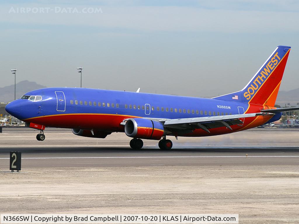 N366SW, 1993 Boeing 737-3H4 C/N 26577, Southwest Airlines / 1993 Boeing 737-3H4