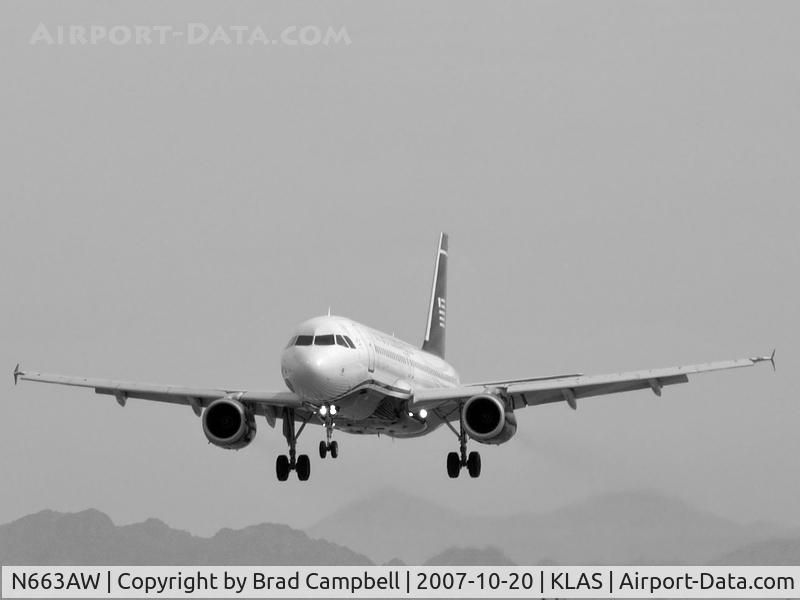 N663AW, 2001 Airbus A320-232 C/N 1419, US Airways / 2001 Airbus Industrie A320-232