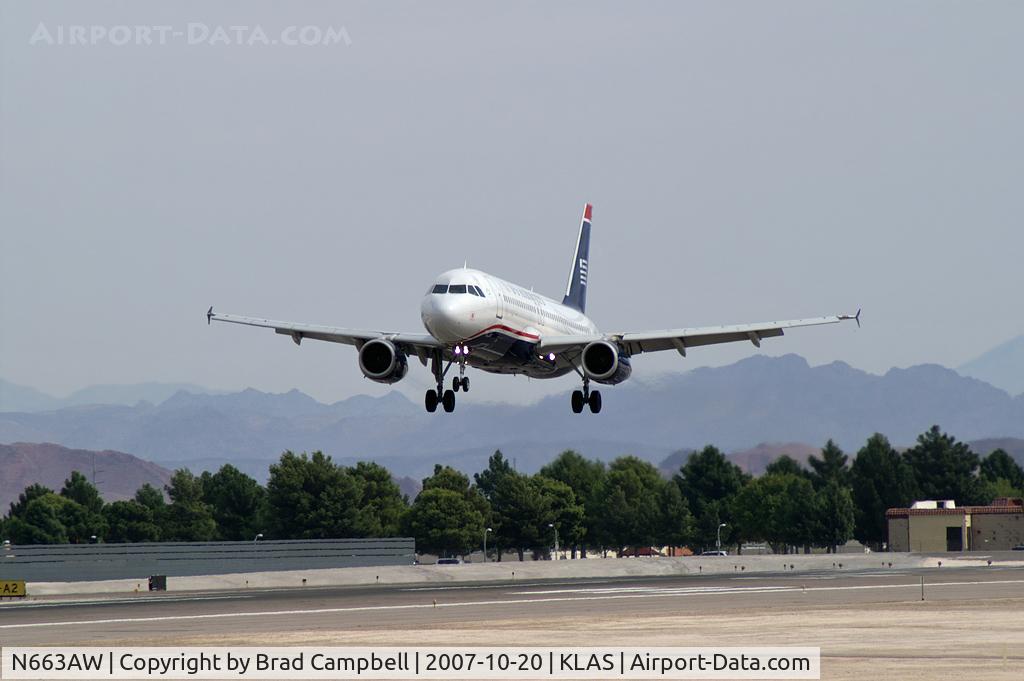N663AW, 2001 Airbus A320-232 C/N 1419, US Airways / 2001 Airbus Industrie A320-232