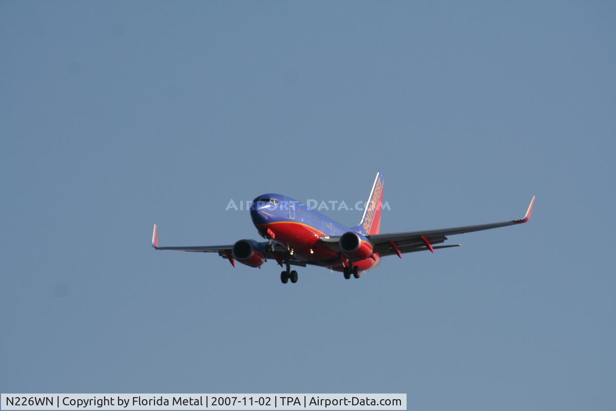 N226WN, 2005 Boeing 737-7H4 C/N 32494, Southwest