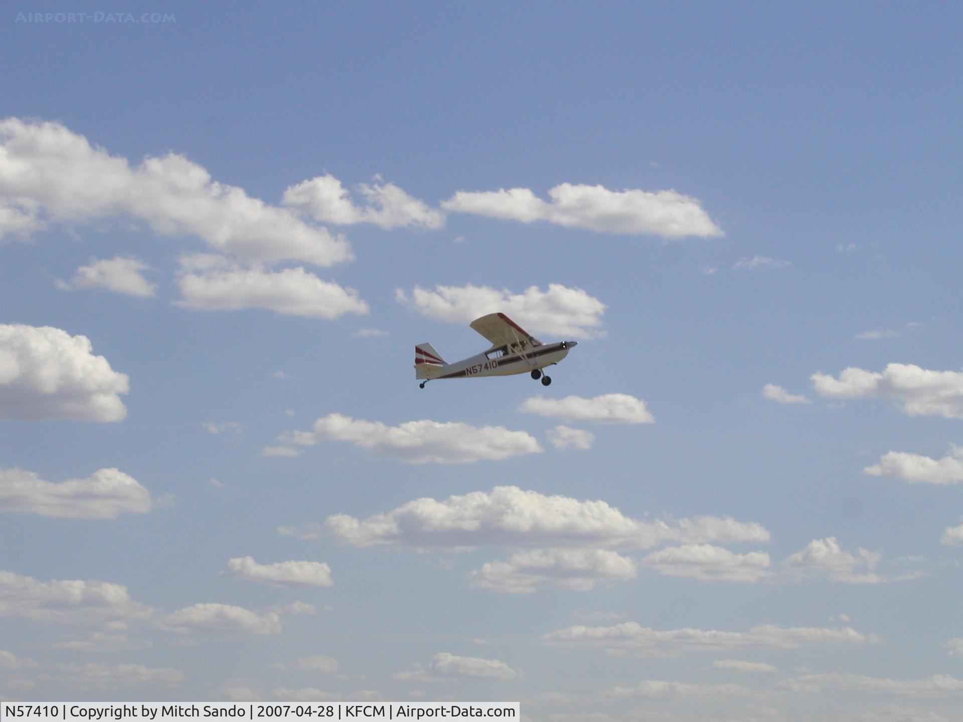 N57410, 1973 Bellanca 7ECA Citabria C/N 941-73, Departing Runway 28R.