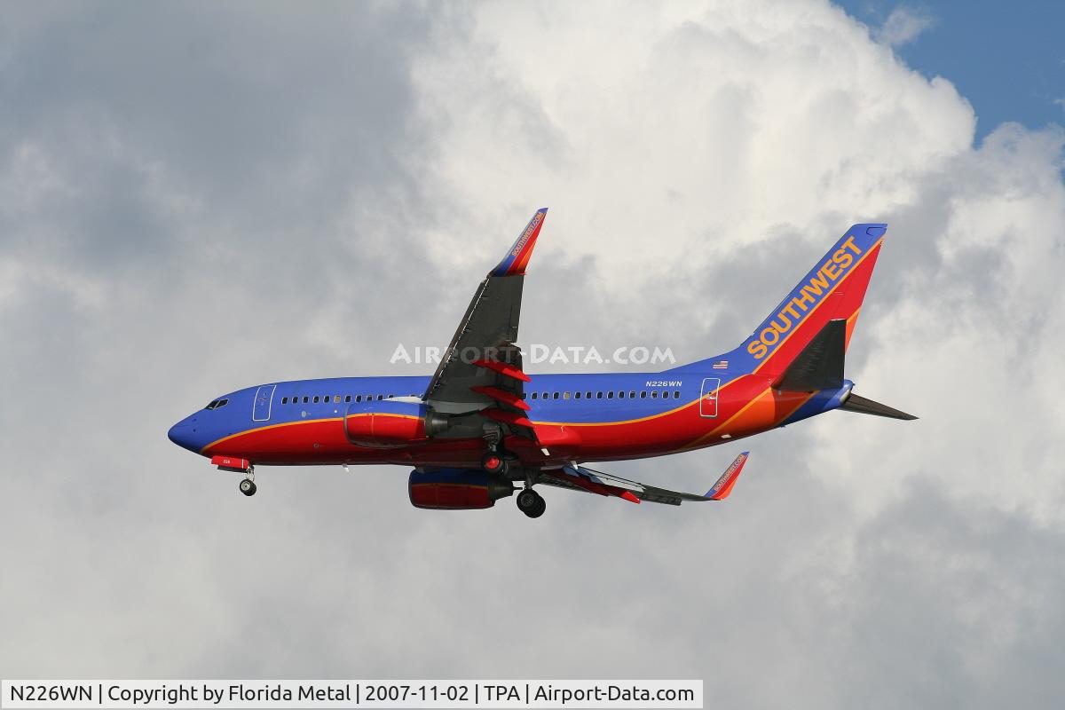 N226WN, 2005 Boeing 737-7H4 C/N 32494, Southwest