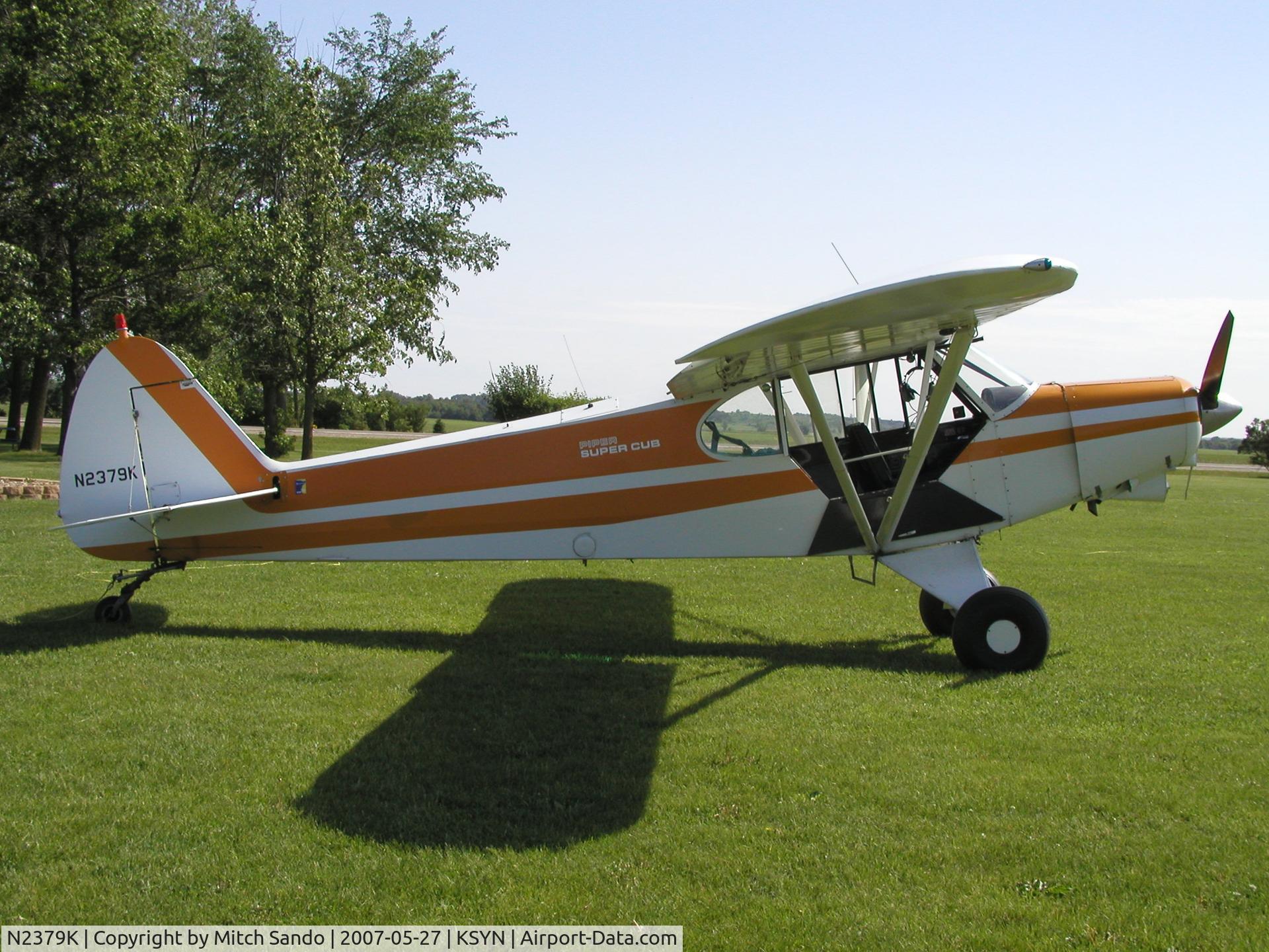 N2379K, 1979 Piper PA-18-150 Super Cub C/N 18-8009054, Parked at Stanton.