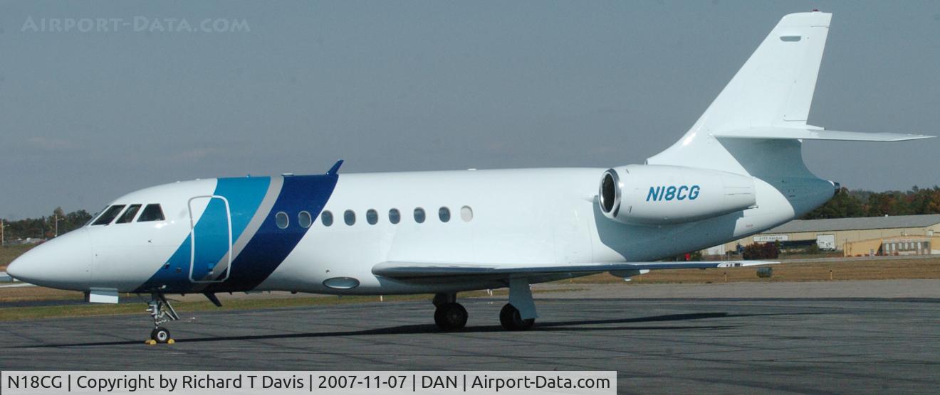 N18CG, 1998 Dassault Falcon 2000 C/N 57, 1998 Dassault Falcon 2000 in Danville Va.