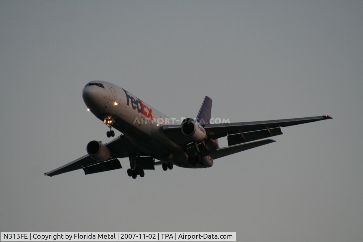 N313FE, 1988 McDonnell Douglas DC-10-30F C/N 48311, Fed Ex