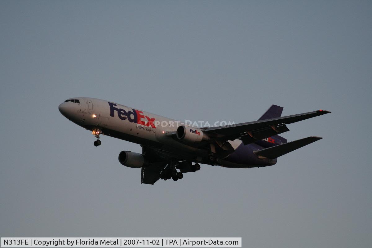 N313FE, 1988 McDonnell Douglas DC-10-30F C/N 48311, Fed Ex