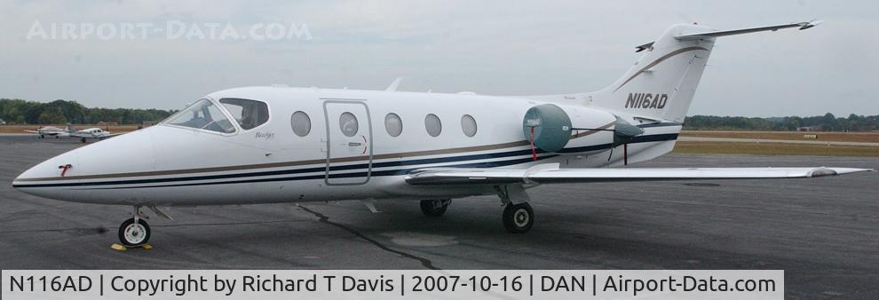 N116AD, 2002 Raytheon Beechjet 400A C/N RK-338, 2002 Raytheon 400A in Danville Va.