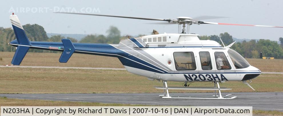 N203HA, 1996 Bell 407 C/N 53023, 1996 Bell 407 in Danville Va.