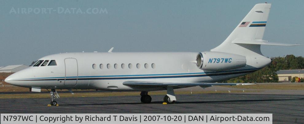 N797WC, 2001 Dassault Falcon 2000 C/N 140, 2001 Dassault Falcon 2000 in Danville Va.