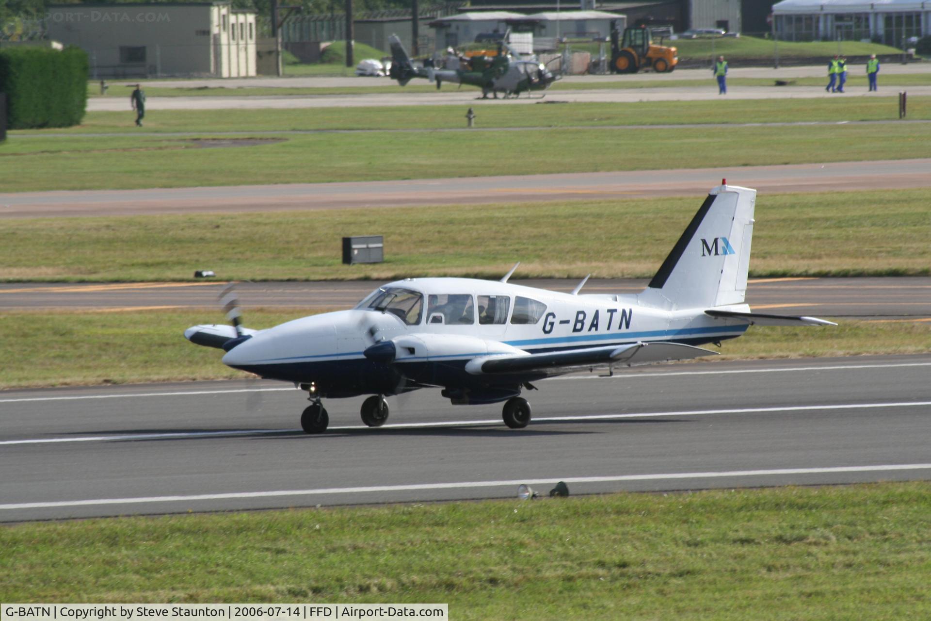 G-BATN, 1973 Piper PA-23-250 Aztec C/N 27-7304987, Royal International Air Tattoo 2006