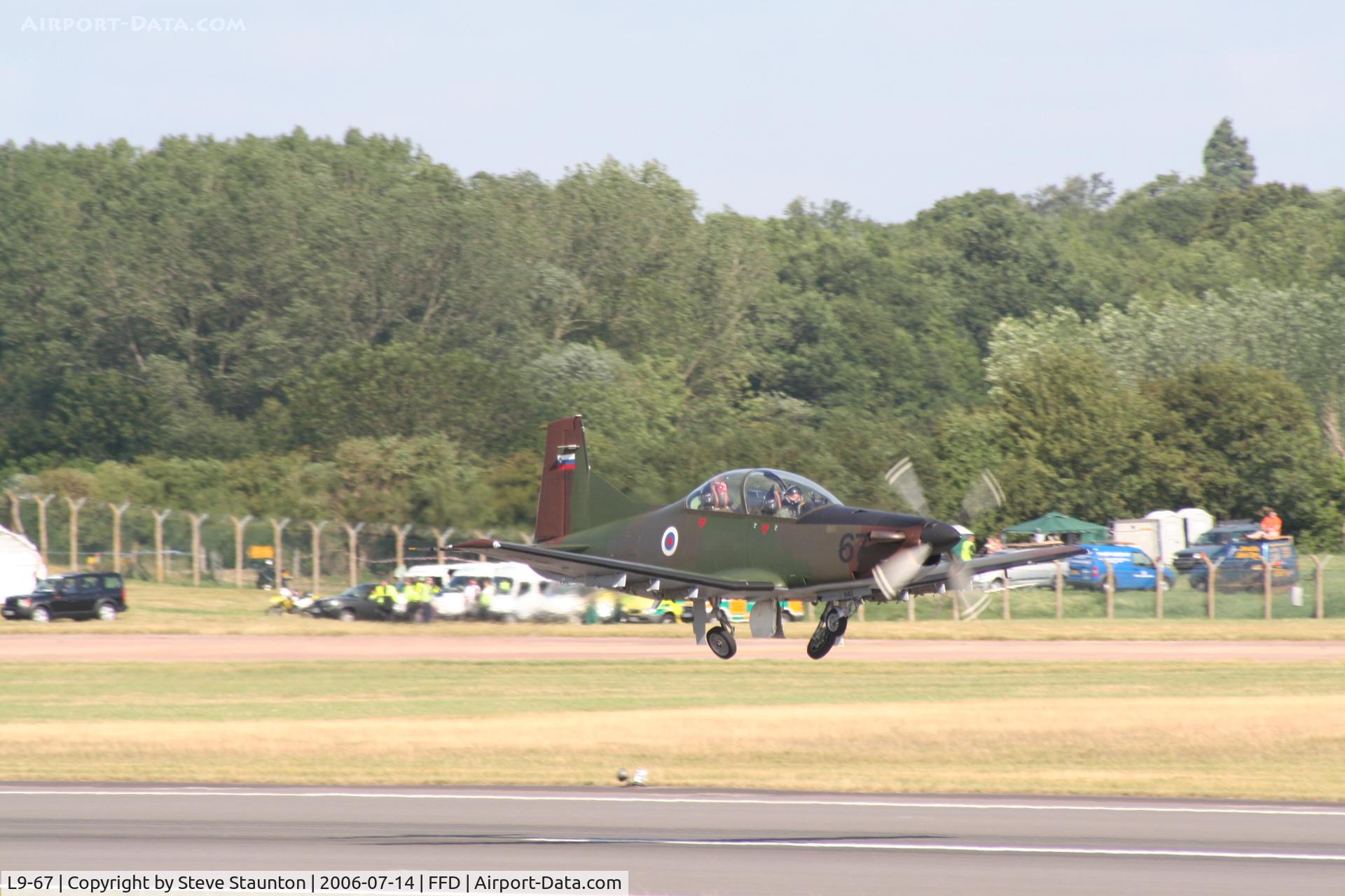 L9-67, Pilatus PC-9M Hudournik C/N 640, Royal International Air Tattoo 2006