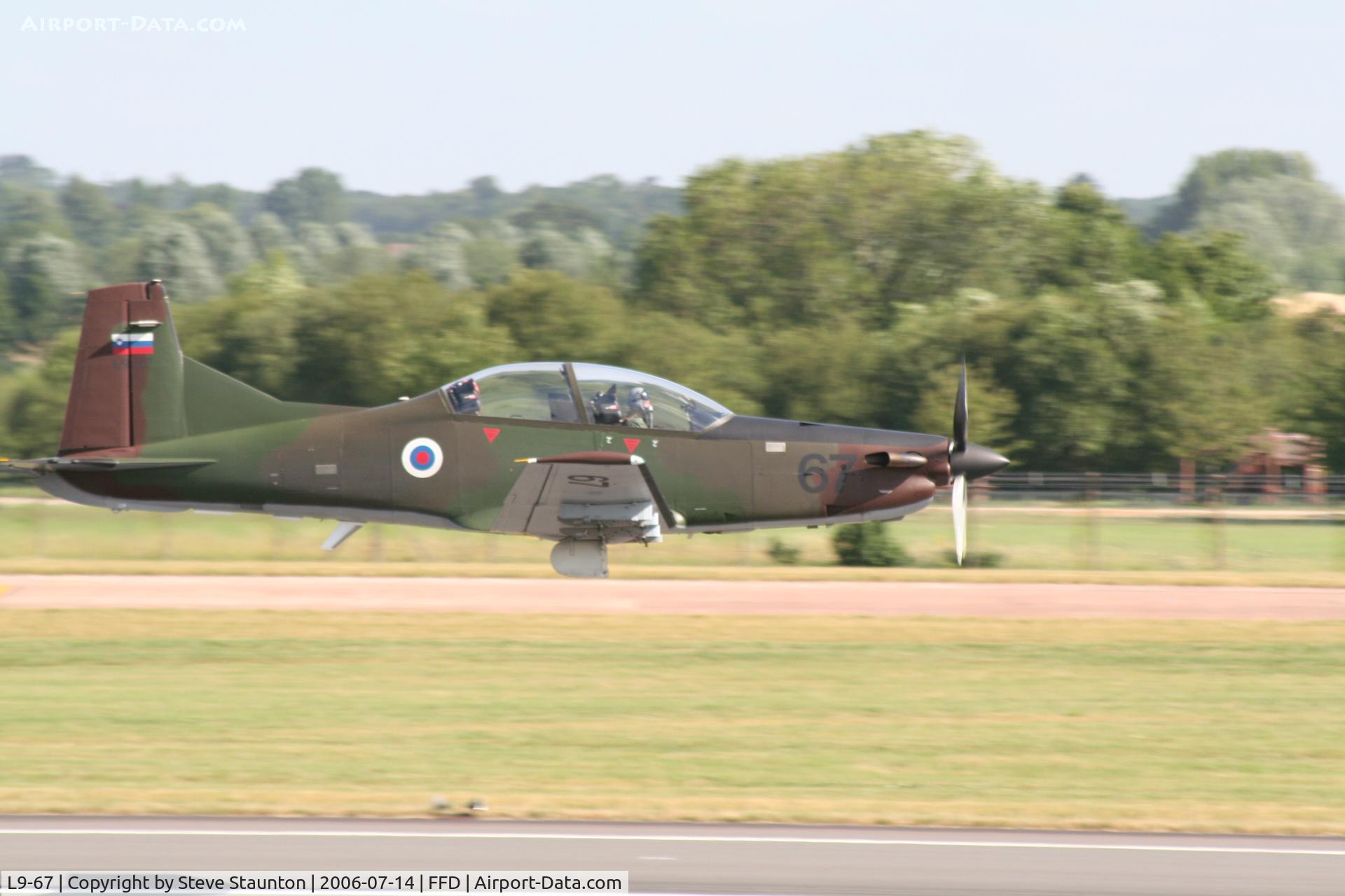 L9-67, Pilatus PC-9M Hudournik C/N 640, Royal International Air Tattoo 2006