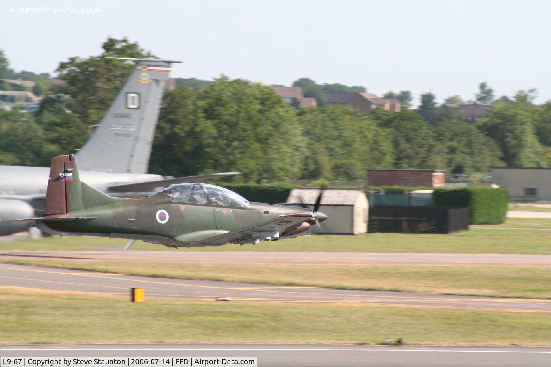 L9-67, Pilatus PC-9M Hudournik C/N 640, Royal International Air Tattoo 2006