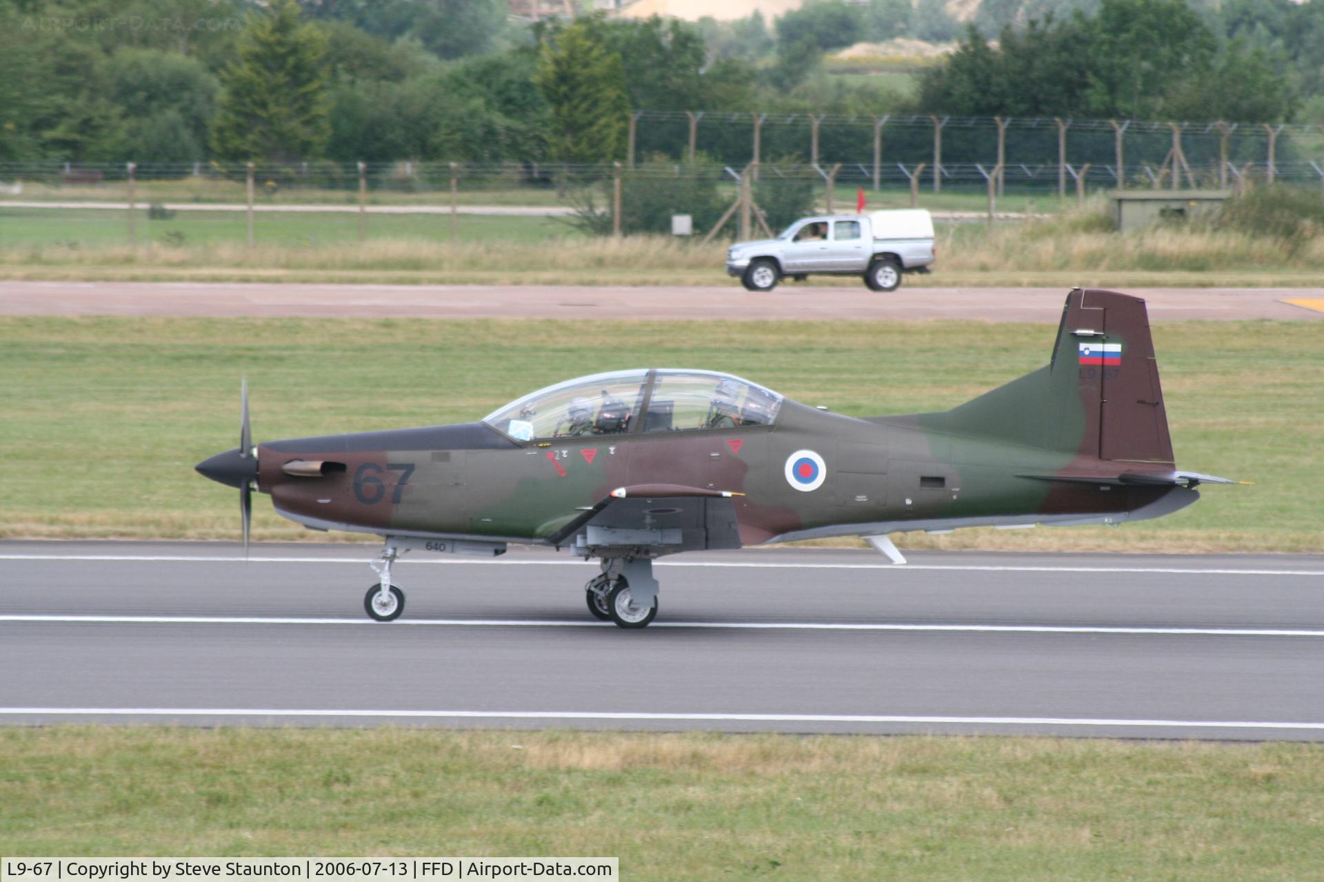 L9-67, Pilatus PC-9M Hudournik C/N 640, Royal International Air Tattoo 2006
