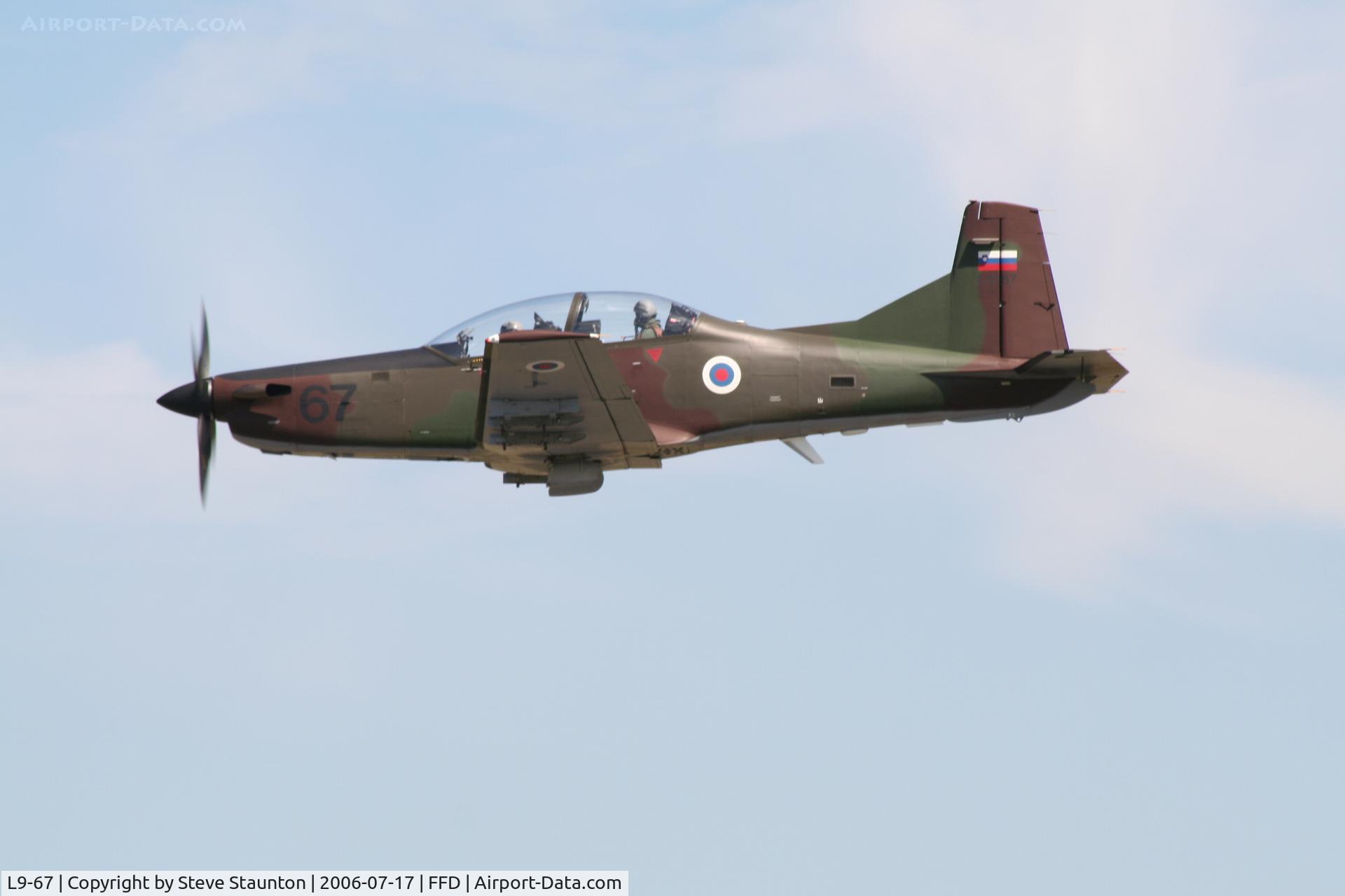 L9-67, Pilatus PC-9M Hudournik C/N 640, Royal International Air Tattoo 2006