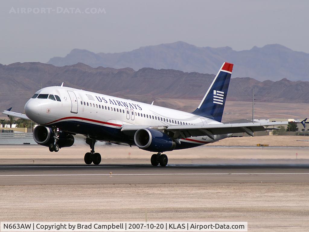 N663AW, 2001 Airbus A320-232 C/N 1419, US Airways / 2001 Airbus Industrie A320-232