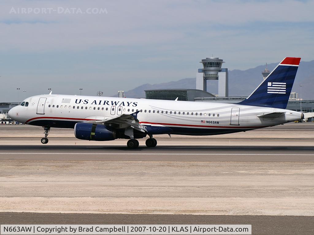 N663AW, 2001 Airbus A320-232 C/N 1419, US Airways / 2001 Airbus Industrie A320-232