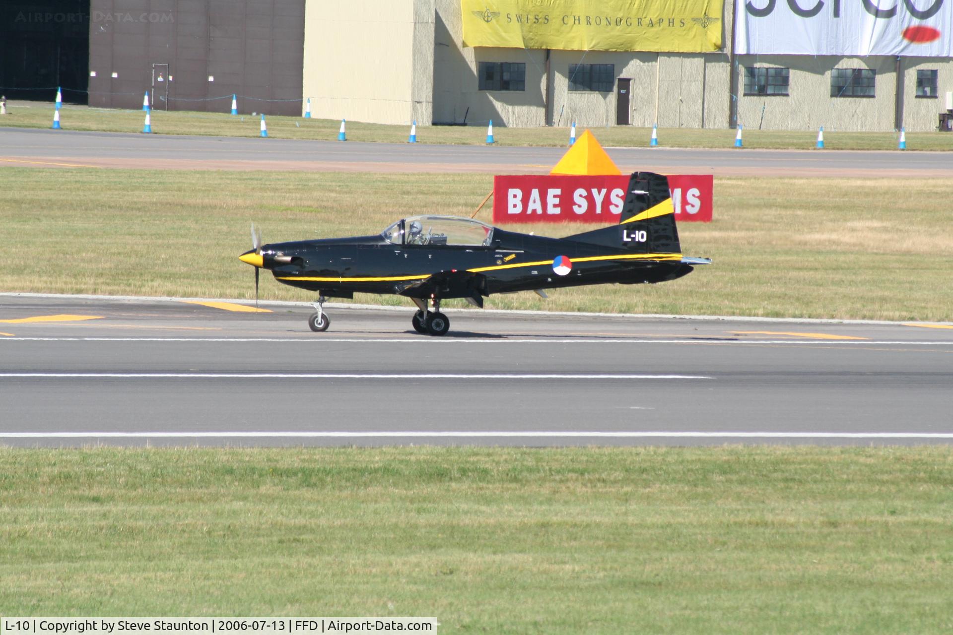 L-10, Pilatus PC-7 Turbo Trainer C/N 547, Royal International Air Tattoo 2006