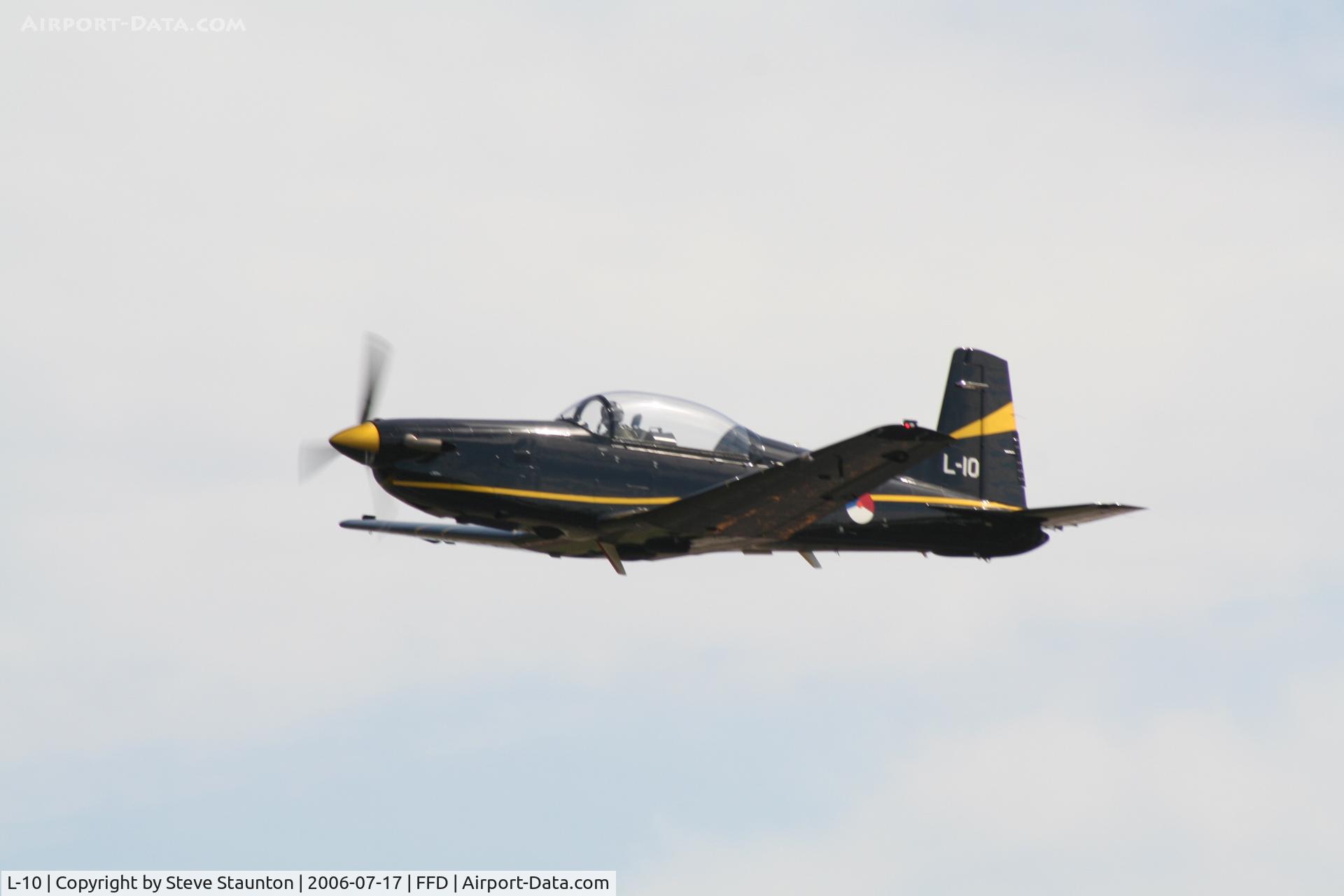 L-10, Pilatus PC-7 Turbo Trainer C/N 547, Royal International Air Tattoo 2006