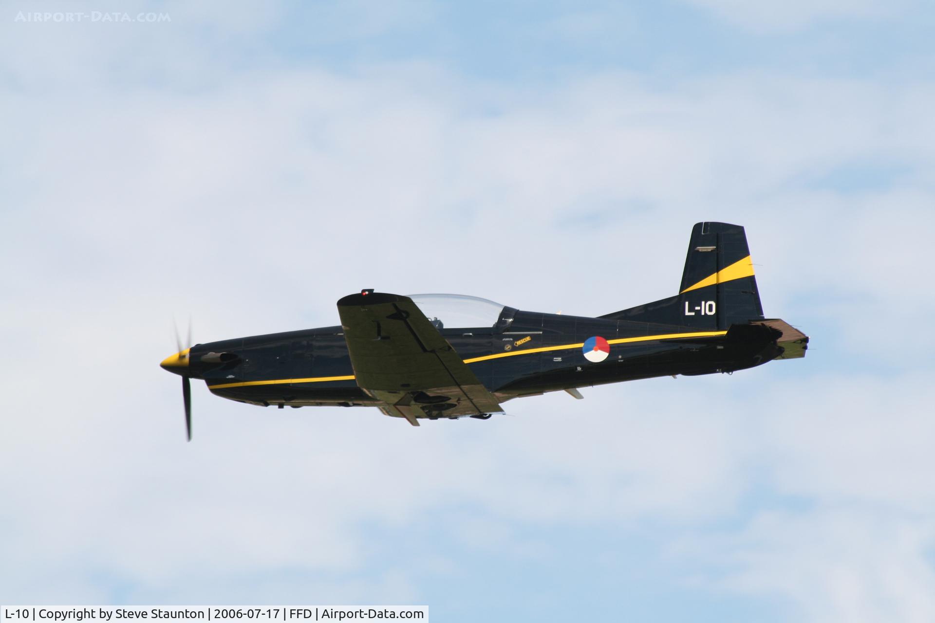 L-10, Pilatus PC-7 Turbo Trainer C/N 547, Royal International Air Tattoo 2006