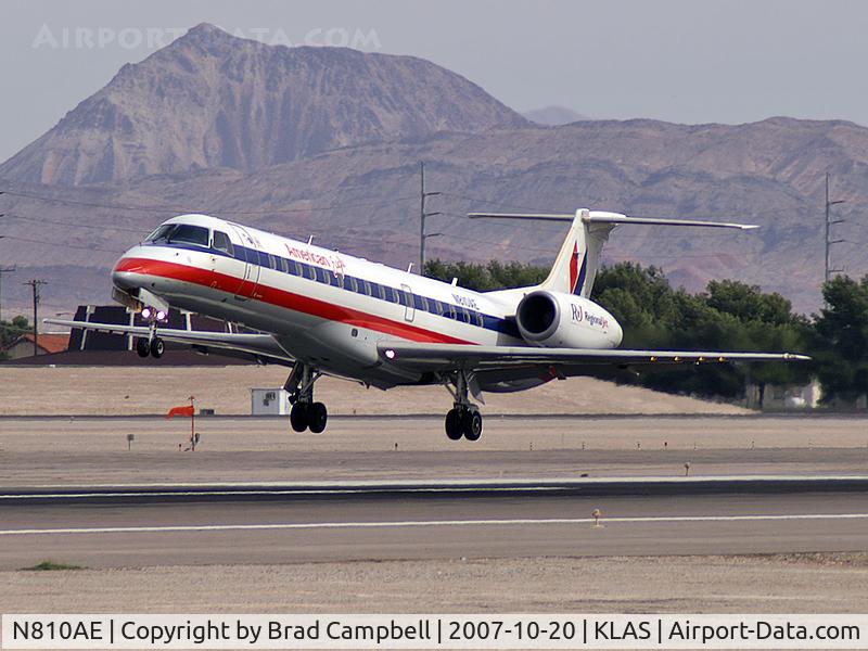 N810AE, 2001 Embraer ERJ-140LR (EMB-135KL) C/N 145525, American Eagle Airlines / 2001 Embraer EMB-135KL