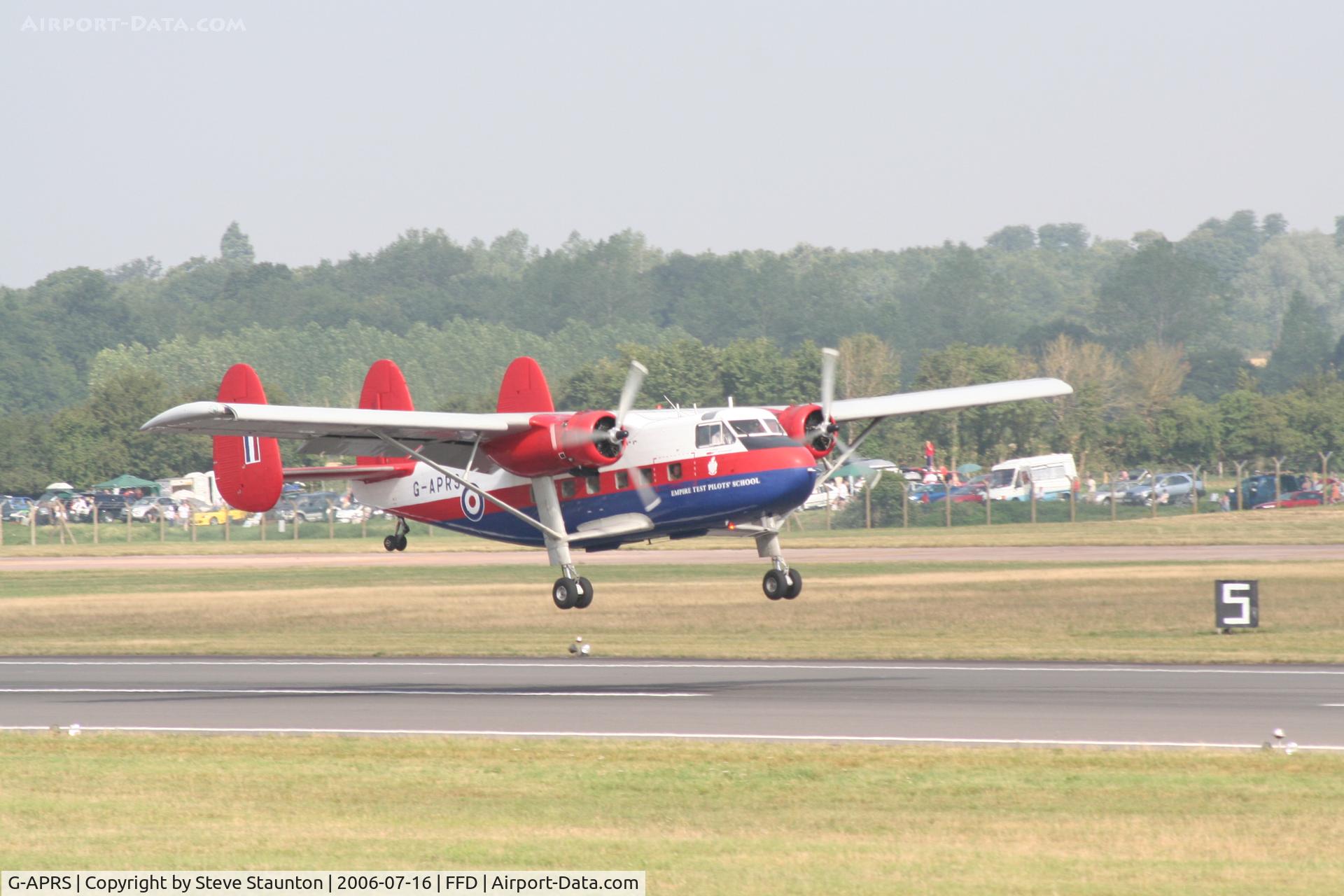 G-APRS, 1959 Scottish Aviation Twin Pioneer CC.2 C/N 561, Royal International Air Tattoo 2006