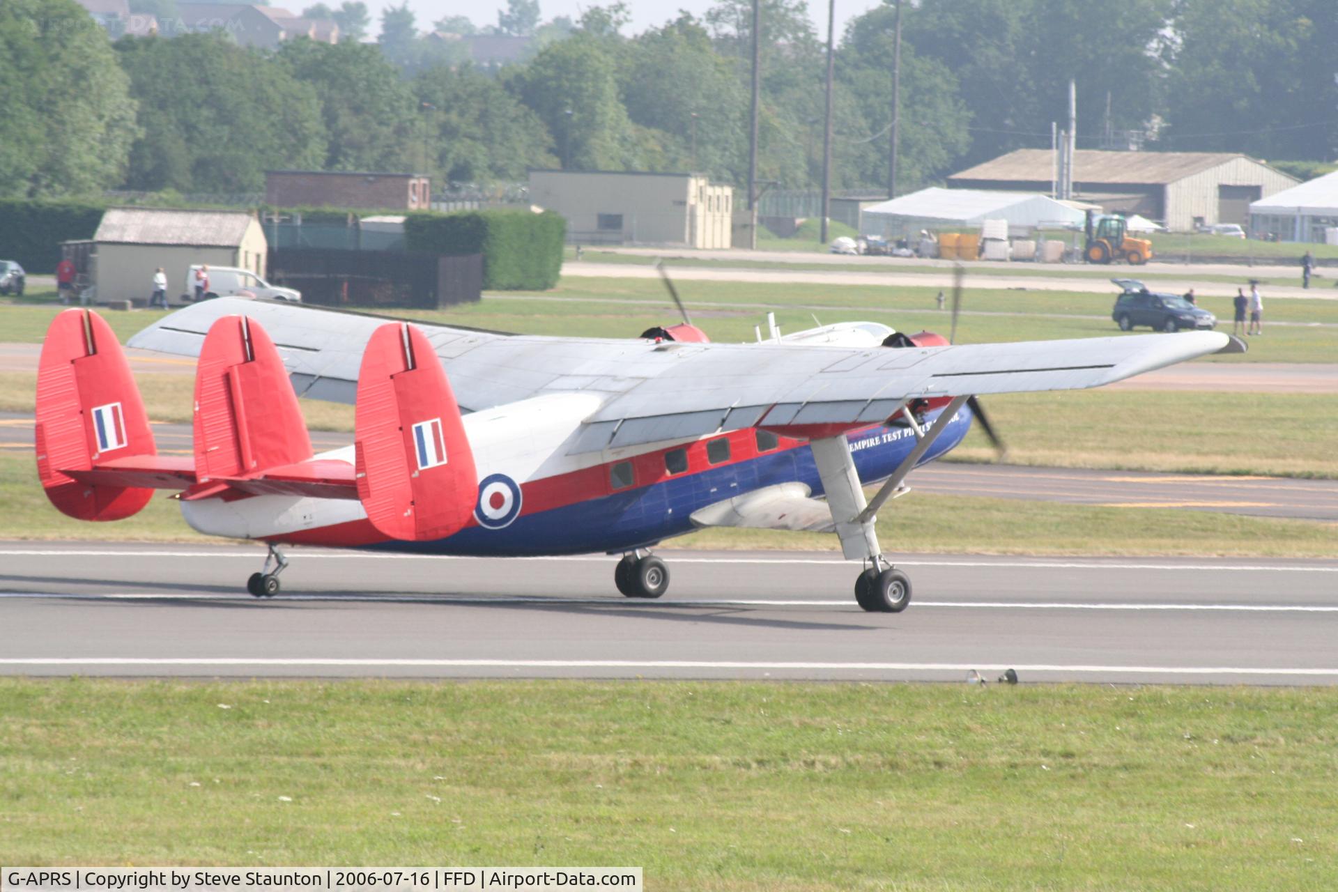 G-APRS, 1959 Scottish Aviation Twin Pioneer CC.2 C/N 561, Royal International Air Tattoo 2006