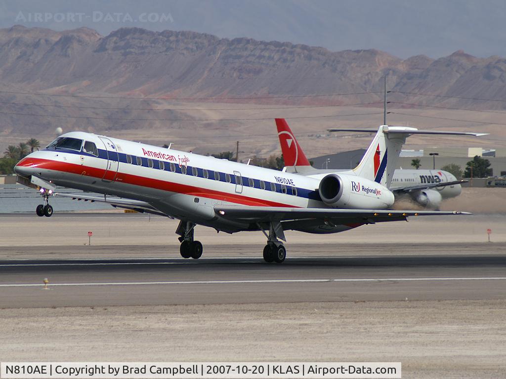 N810AE, 2001 Embraer ERJ-140LR (EMB-135KL) C/N 145525, American Eagle Airlines / 2001 Embraer EMB-135KL
