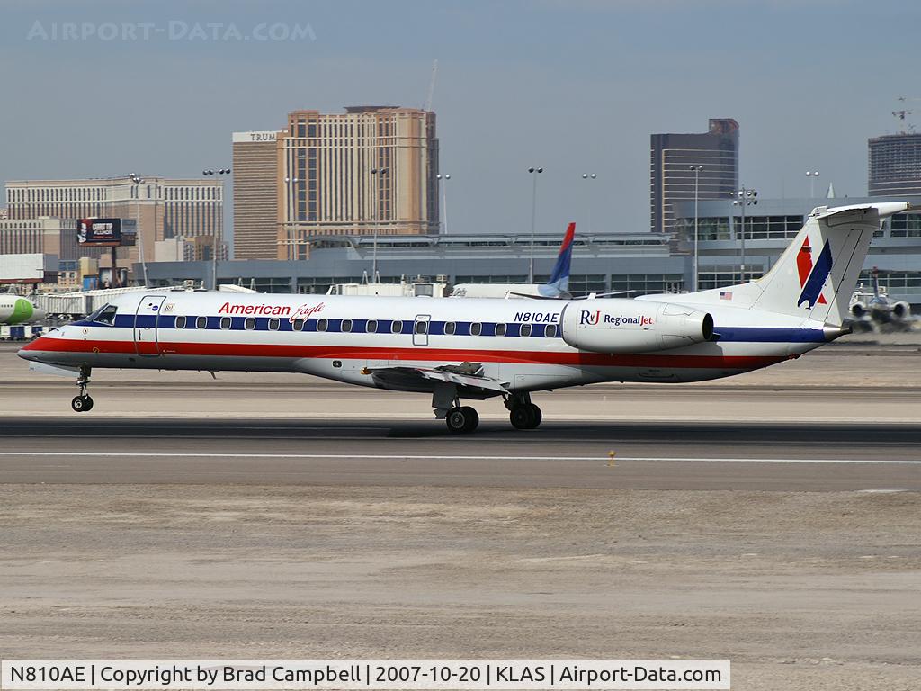 N810AE, 2001 Embraer ERJ-140LR (EMB-135KL) C/N 145525, American Eagle Airlines / 2001 Embraer EMB-135KL