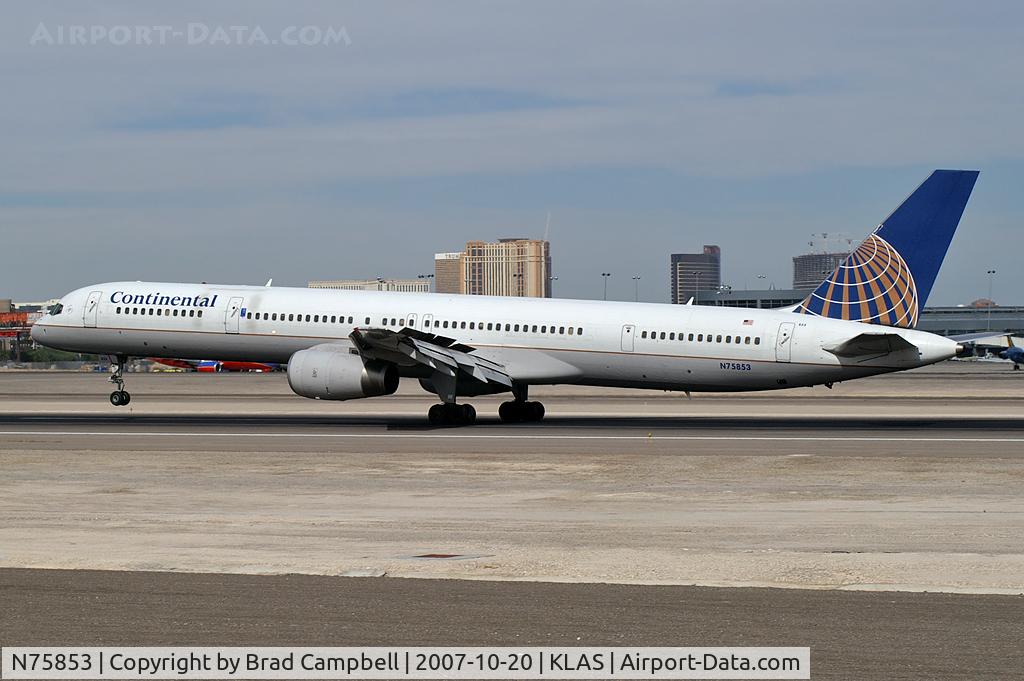 N75853, 2002 Boeing 757-324 C/N 32812, Continental Airlines / 2002 Boeing 757-324
