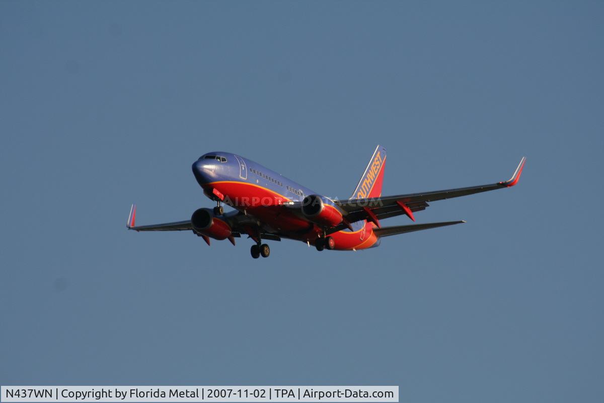 N437WN, 2003 Boeing 737-7H4 C/N 29832, Southwest